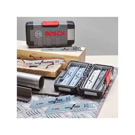 Bosch Coffret Lames De Scie Sabre Bois M Tal