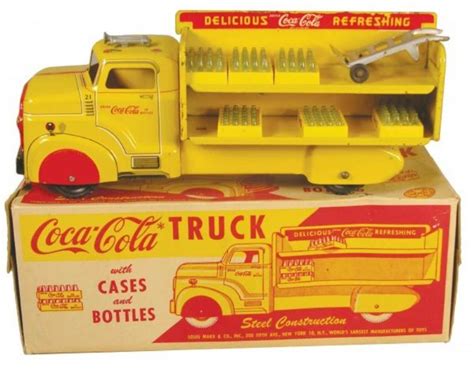 French Toy Coca Cola Truck With Box Value And Price Guide