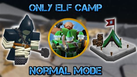 Can You Solo Easy Mode With Only Elf Camp │roblox Tower Defense Simulator Youtube