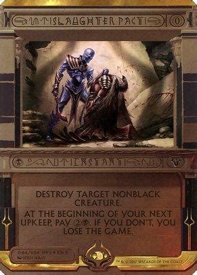 Slaughter Pact Masterpiece Series Invocations Card Kingdom