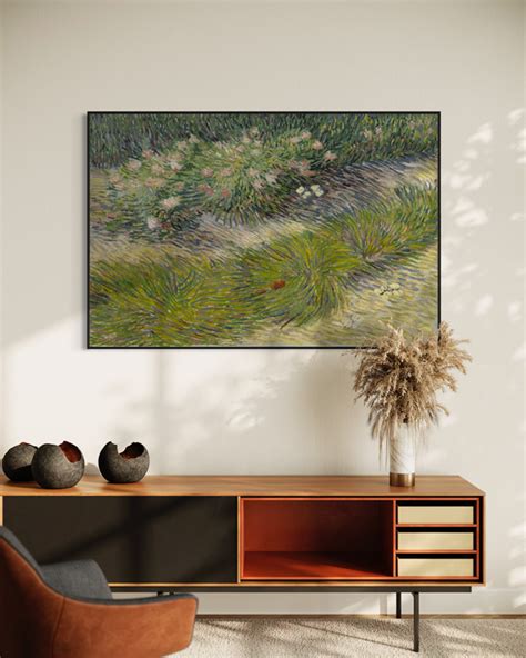 Vincent Van Gogh Grass And Butterflies ART PLUS Vendita Stampe Su