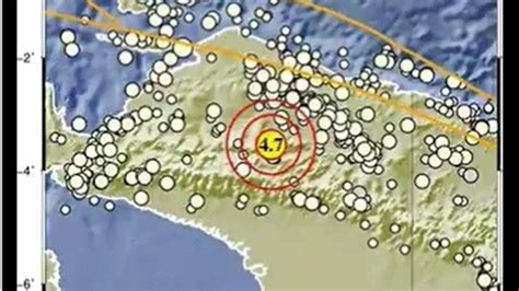 Gempa Terkini Guncang Papua Minggu Pagi Guncangan Berpusat Di Darat