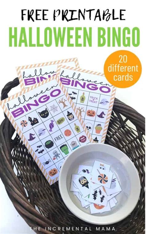 Halloween Bingo Cards Free Pdf Printables