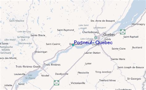 Portneuf, Quebec Tide Station Location Guide