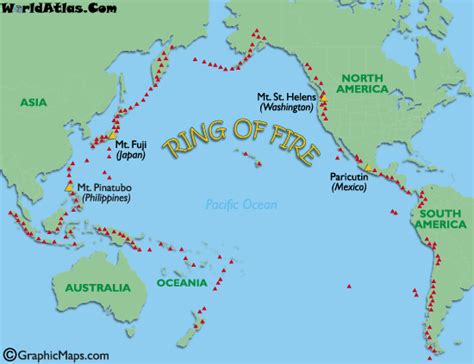 Pacific Rim Of Fire Map