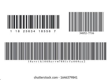 Barcodes Icon Collection Set Isolated On Stock Vector Royalty Free