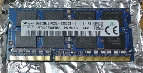 Yahooオークション Skhynix製ddr3 Pc3l 12800 204pin 低電圧 8g 1枚