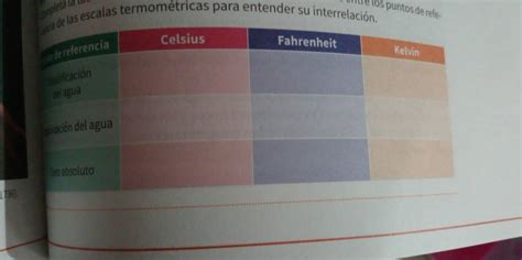 Resuelto Completa L L Lo Los Puntos De Refe Las Escalas