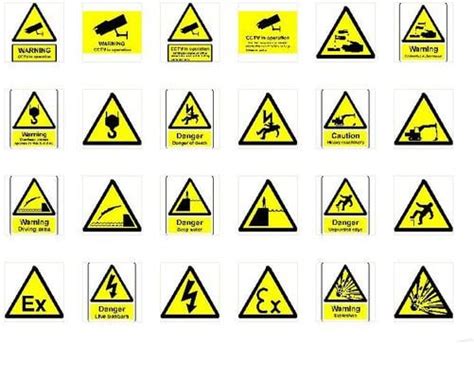 950 HEALTH SAFETY HAZARD SIGNS PRINT VECTOR VINYL PLOTTER - Downloa...