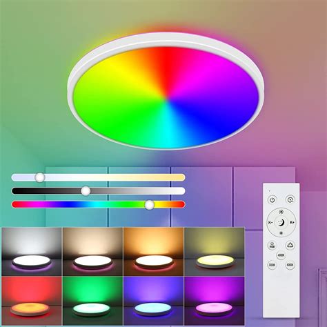 Goeco Kısılabilir LED Tavan Işığı 24W Rgb Modern Tavan Fiyatı