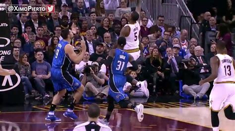 Lebron James Alley Oop Dunk Cavs Vs Magic 4 4 17 Youtube