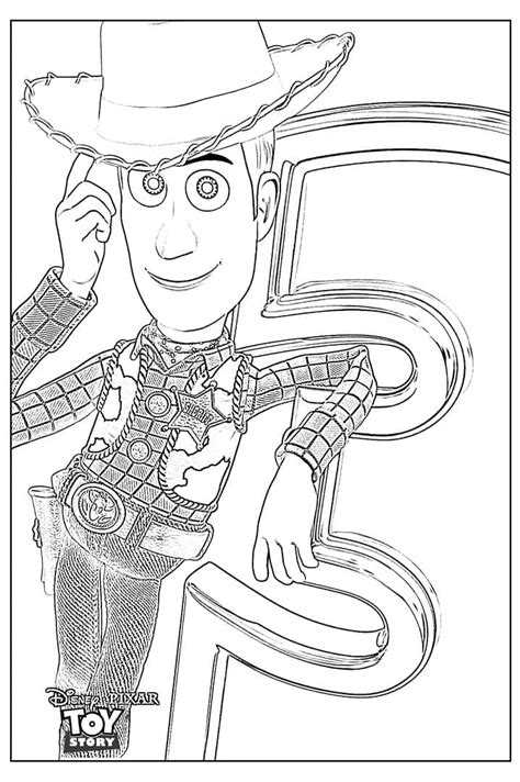 Toy Story Woody Da Colorare Scarica Stampa O Colora Subito Online