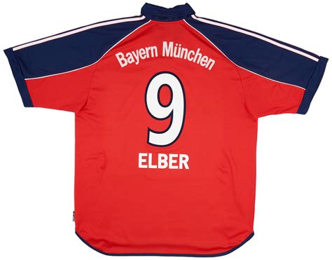 1999 01 Bayern Munich Home Shirt Elber 9 8 10 Xl