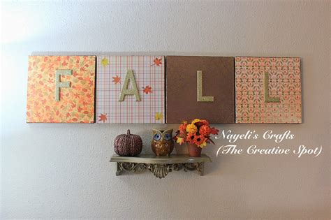 Nayeli S Crafts The Creative Spot Fall Wall Art Canvases