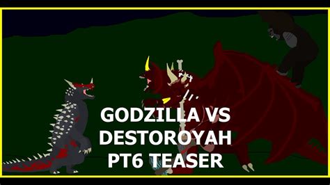 GODZILLA VS DESTOROYAH KING S FALL 2 PT6 TEASER YouTube