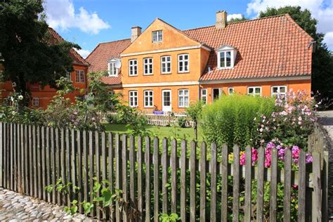 Historic Christiansfeld in Jutland, Denmark Stock Image - Image of ...