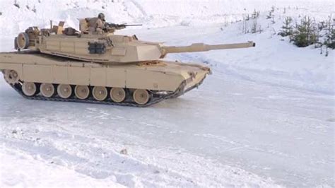 Watch US Marines Learn Tank Drifting In Extreme Snow