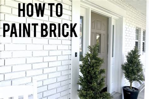 How To Paint Exterior Brick Like A Pro Brick Exterior House Painted