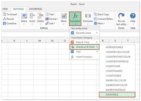 Wie Summiere Ich Nur Gefilterte Oder Sichtbare Zellen In Excel