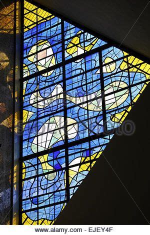 Detail Of John Piper Stained Glass In Chapel Of St John S Hospital