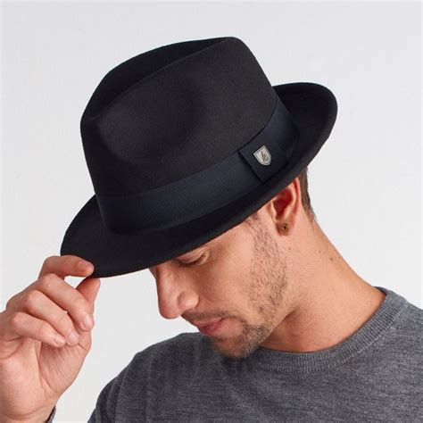 Black Fedora Hat Etsy