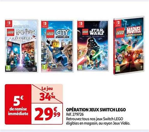 Promo Opération Jeux Switch Lego chez Auchan Direct iCatalogue fr