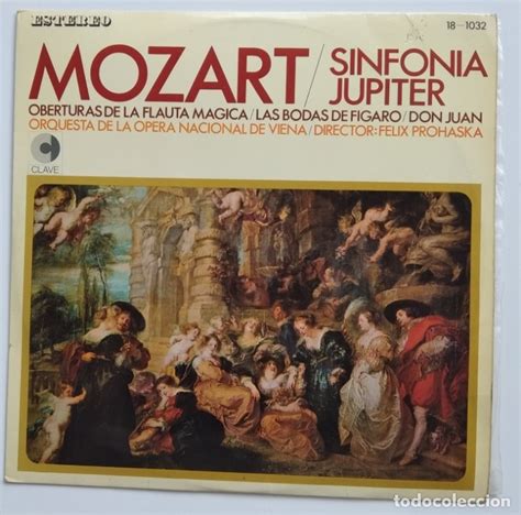 Mozart Sinfonia Jupiter Y Oberturas Lp Clav Comprar Discos Lp