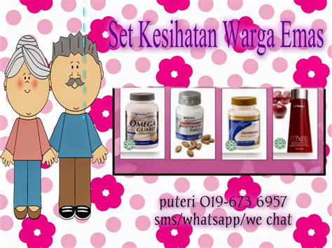 SET KESIHATAN WARGA EMAS Vitamin Sihat Semulajadi