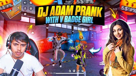 Noob Prank With V Badge Angry Girl Samne आय 100 Level Worldchat