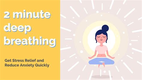 2 Minute Deep Breathing Exercise Positive Energy Feel Calmer And Help Reduce Anxiety Youtube