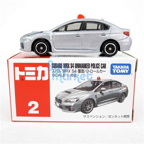 Takara Tomy Tomica 002 掃把佬警車 合金車仔 Subaru WRX S4 Unmarked Police Car 1