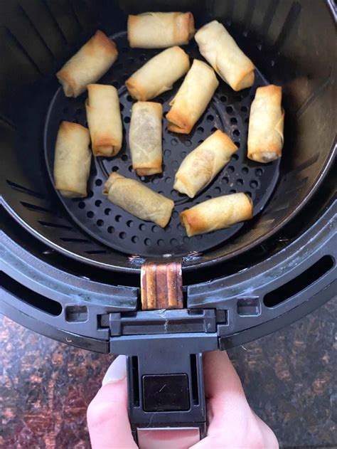 Frozen Spring Rolls In The Air Fryer Melanie Cooks