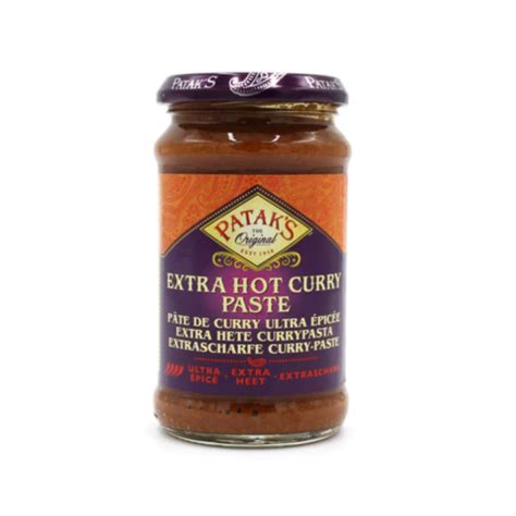 Pataks Extra Hot Curry Paste G Sangamitra Bit Grocery