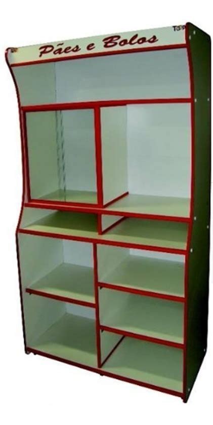 Vitrine Para Padaria Toop Expositora De Pães E Bolos 1 30mts