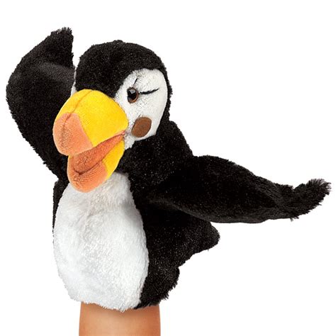 Puffin Puppet Small Plush at Anwo.com Animal World®