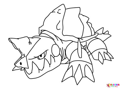 Drednaw Gratis Da Pokemon Coloring Pages Drednaw Coloring Pages