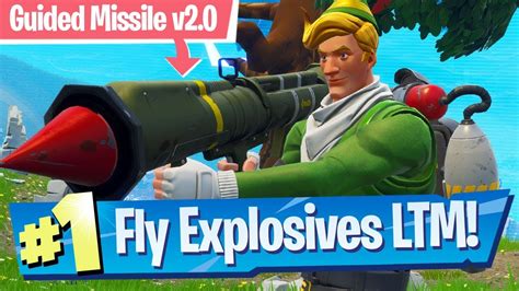 Fly Explosives Mode Gameplay Fortnite Battle Royale YouTube