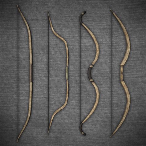 Medieval Bows And Arrows Pack 3D Model Collection | ubicaciondepersonas ...