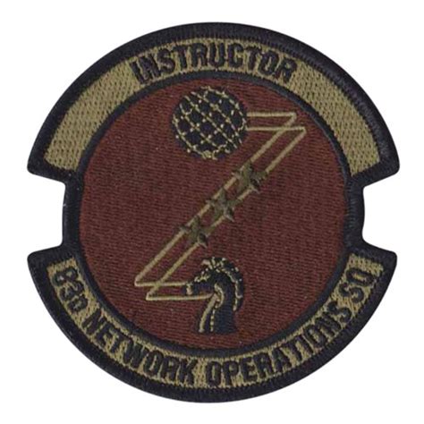 83 NOS Instructor OCP Patch 83rd Network Operations Squadron Patches