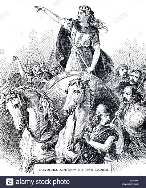 Boudicca Was Queen Of The British Celtic Iceni Tribe Who Led An