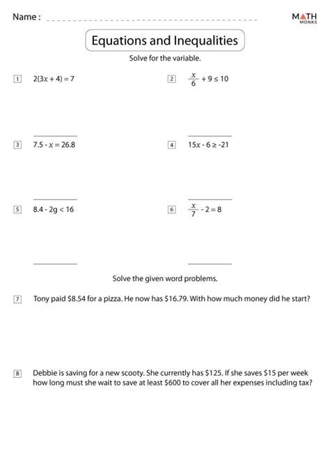 Inequalities Definition Symbol Applications And Examples