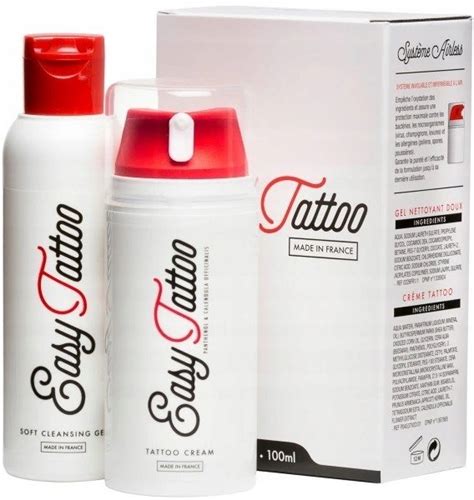 Easy Tattoo Zestaw Do Tatuażu Easytattoo Krem 100 ml Żel 125 ml