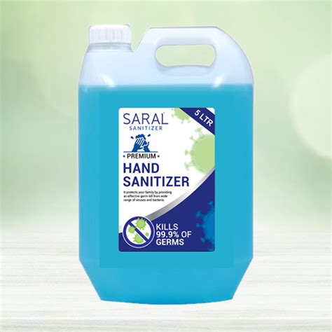 Hand Sanitizer 5 Liter Saral Hygiene