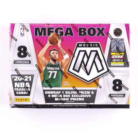 Panini Mosaic Basketball Mega Card Box Green Fluorescent