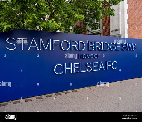 Entrance To Stamford Bridge The Home Of Chelsea FC Football Club In