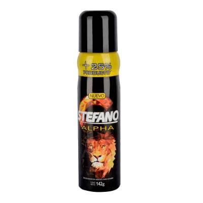 Desodorante Stefano Alpha En Aerosol Para Caballero 142 G Walmart