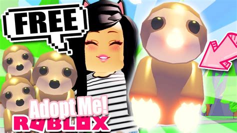 How To Get Neon Sloth Pet Free In Adopt Me Roblox Gamepass Update