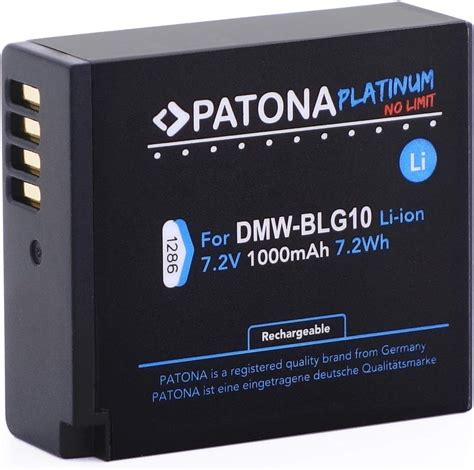 Patona Platinum Akku Dmw Blg E Dmw Ble Bp Dc E Infochip