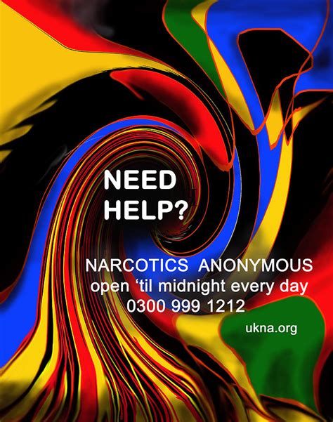 Narcotics Anonymous Poster Digital Art By Ian Macdonald