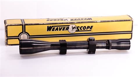 Vintage Gun Scopes — Weaver V8 1 New In Box Ffp Triple Crosshair